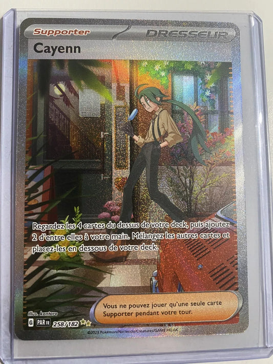 Carte Pokémon Cayenn 258/182 EV04 Faille Paradoxe Illustration Spéciale Rare FR